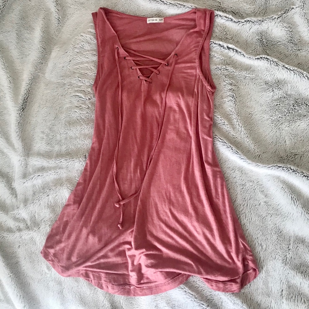 Cotton on tank